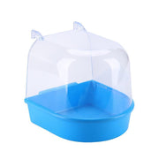 Bird Water Bath Tub For Pet Cage Hanging Bowl Parrot Birdbath Pet Cleaning - White V528-BIRDBATHTUB-WHITE-588084