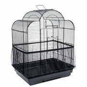 L Size Shell Skirt Mesh Cover Pet Bird Cage Guard Nylon Net Seed Catcher - White V528-BIRDCAGE-L-WHITE-73683