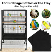 30pcs Disposable Birdcage Liner Pads Pet Cage Liner Bedding for Birds and Parrot V528-BIRDCAGE-MAT-BLACK-164862