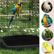 30pcs Disposable Birdcage Liner Pads Pet Cage Liner Bedding for Birds and Parrot V528-BIRDCAGE-MAT-BLACK-164862