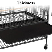30pcs Disposable Birdcage Liner Pads Pet Cage Liner Bedding for Birds and Parrot V528-BIRDCAGE-MAT-BLACK-164862