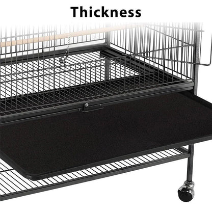 30pcs Disposable Birdcage Liner Pads Pet Cage Liner Bedding for Birds and Parrot V528-BIRDCAGE-MAT-BLACK-164862