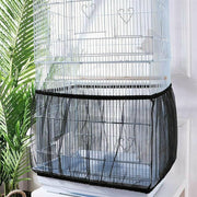 S Size Shell Skirt Mesh Cover Pet Bird Cage Guard Nylon Net Seed Catcher - White V528-BIRDCAGE-S-WHITE-52722