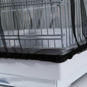 S Size Shell Skirt Mesh Cover Pet Bird Cage Guard Nylon Net Seed Catcher - White V528-BIRDCAGE-S-WHITE-52722