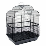 S Size Shell Skirt Mesh Cover Pet Bird Cage Guard Nylon Net Seed Catcher - White V528-BIRDCAGE-S-WHITE-52722