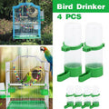 4Pcs/Set Drinker Food Feeder Water Clip For Cage Bird Parrot Cockatiel Budgie Au V528-BIRDDRINKER-4PCS-90230