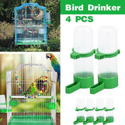 4Pcs/Set Drinker Food Feeder Water Clip For Cage Bird Parrot Cockatiel Budgie Au V528-BIRDDRINKER-4PCS-90230