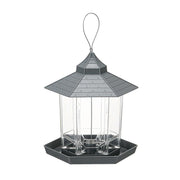 Garden Hanging Wild Bird Feeder Birds Gazebo Shape Container Waterproof Outdoor - Green V528-BIRDFEEDER-GREEN-5335454-1
