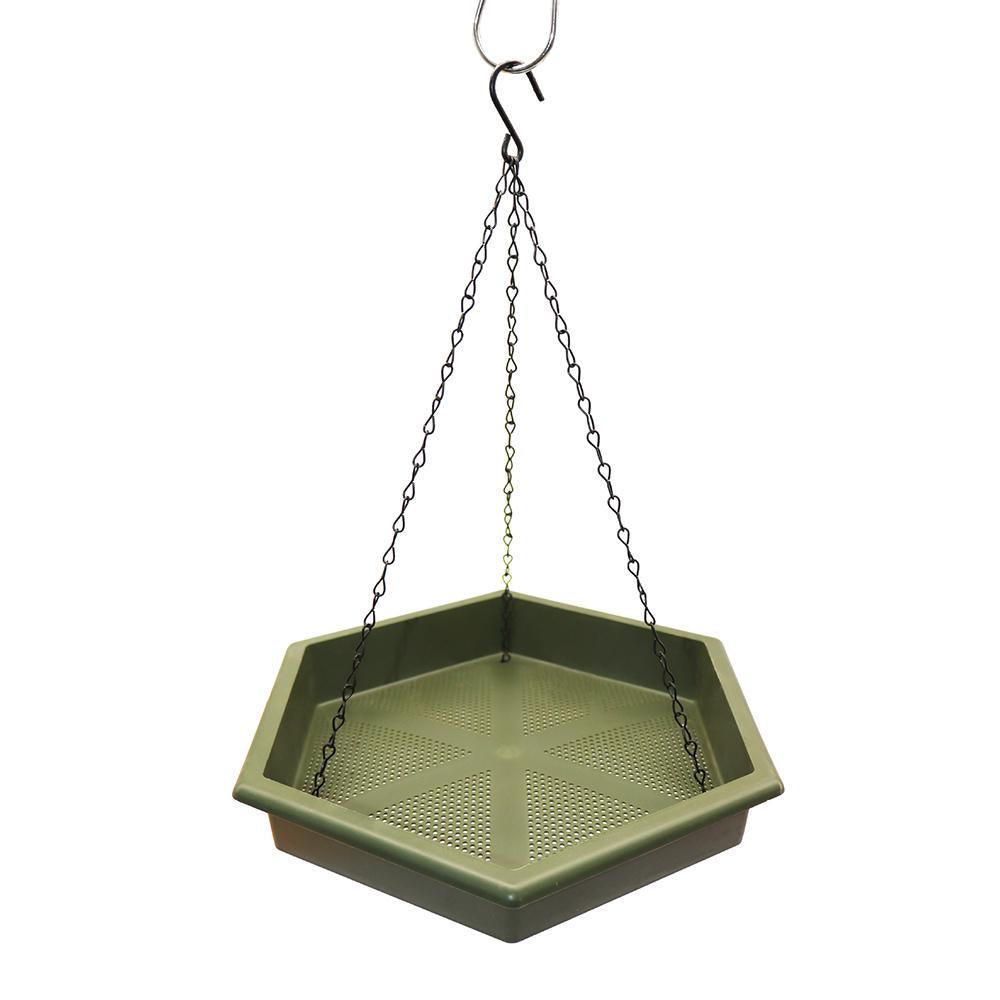 Outdoor Garden Hanging Bird Feeder Garden Automatic Hummingbird Water Feeder - Green V528-BIRDFEEDER-GREEN-688152