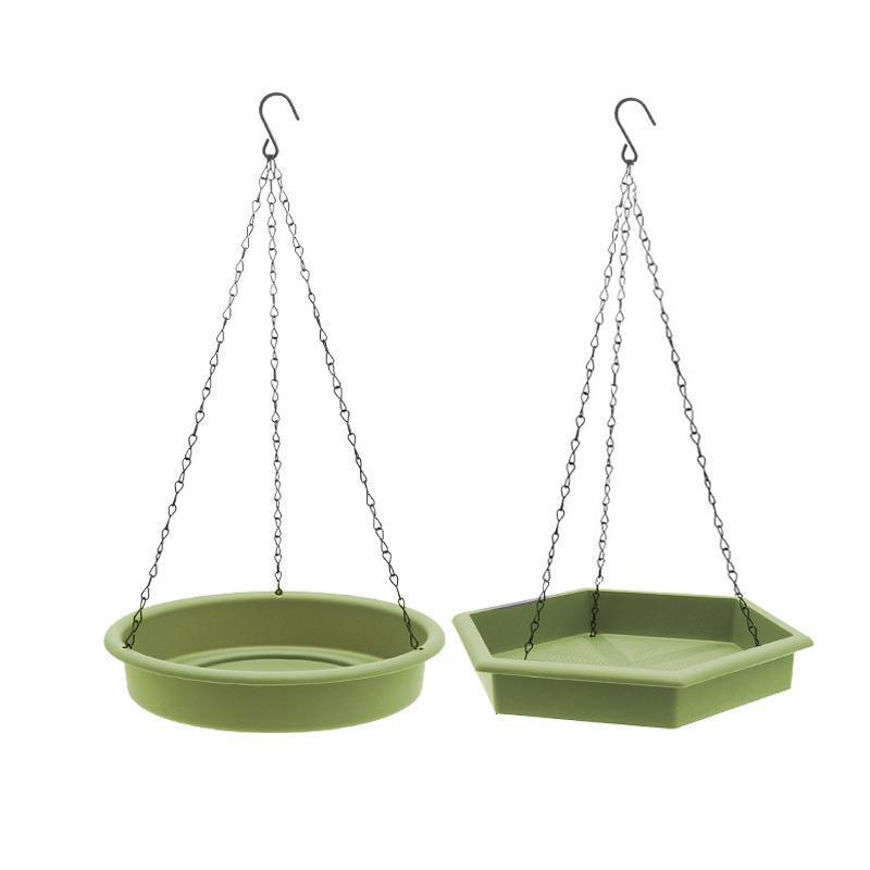 Outdoor Garden Hanging Bird Feeder Garden Automatic Hummingbird Water Feeder - Green V528-BIRDFEEDER-GREEN-688152