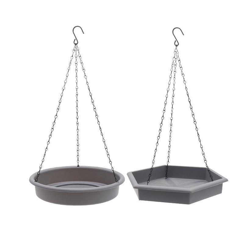Outdoor Garden Hanging Bird Feeder Garden Automatic Hummingbird Water Feeder - Grey V528-BIRDFEEDER-GREY-872908