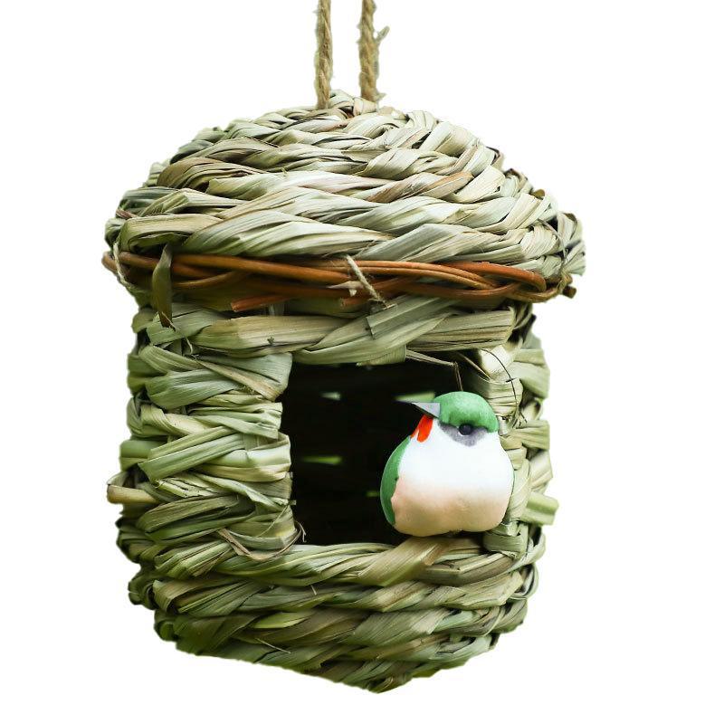 Qttie Bird Nest Breeding Box House Bed Cage Hut Cave Canary Finch Budgie Parrot - Ball V528-BIRDNEST-BALL-424526