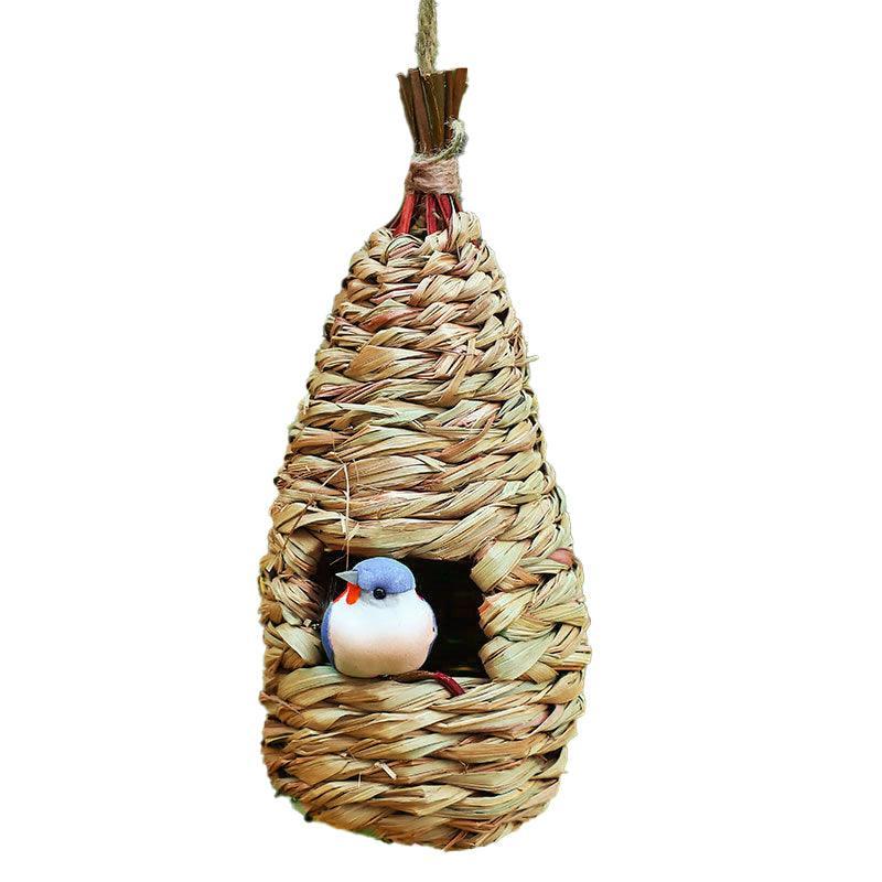 Qttie Bird Nest Breeding Box House Bed Cage Hut Cave Canary Finch Budgie Parrot - Treehouse V528-BIRDNEST-TREEHOUSE-672110