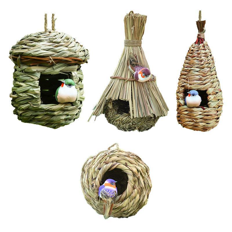 Qttie Bird Nest Breeding Box House Bed Cage Hut Cave Canary Finch Budgie Parrot - Water drop V528-BIRDNEST-WATERDROP-659810