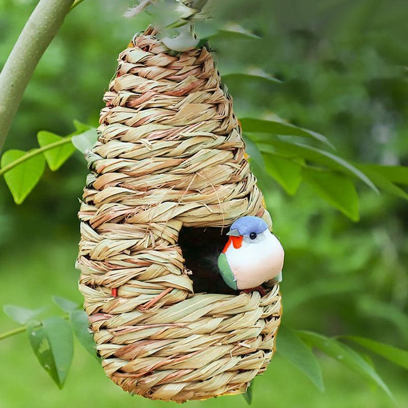 Qttie Bird Nest Breeding Box House Bed Cage Hut Cave Canary Finch Budgie Parrot - Water drop V528-BIRDNEST-WATERDROP-659810