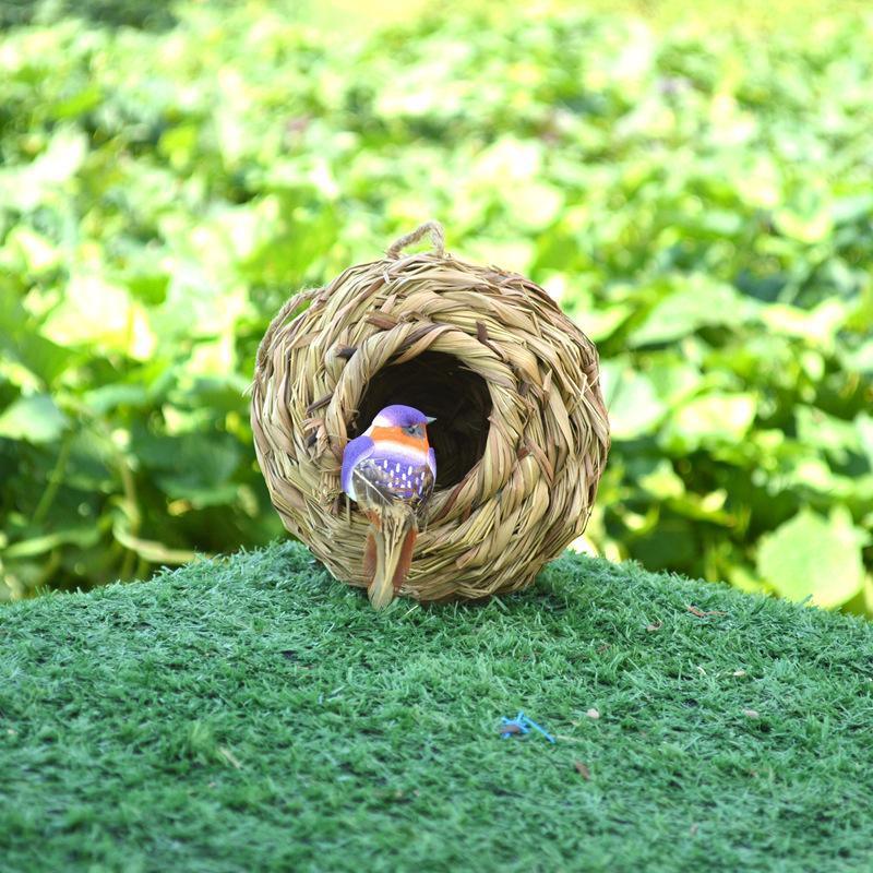Qttie Bird Nest Breeding Box House Bed Cage Hut Cave Canary Finch Budgie Parrot - Water drop V528-BIRDNEST-WATERDROP-659810