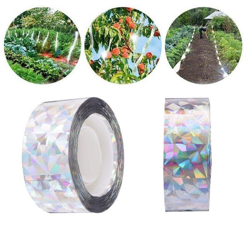 80m Reflective Bird Repellent Tape Double-Sided Flash Ribbon for Garden and Orchard V528-BIRDREPELLENT-2-4CM-80M-65679
