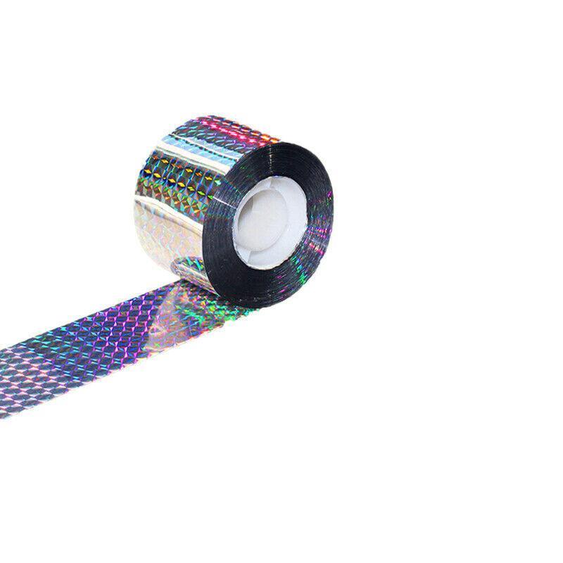 Bird Repellent Laser Reflective Tape Garden Birds Deterrent Double-Side Tapes V528-BIRDREPELLENT-4-8CM-110M-11092