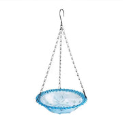 Balcony Bird Feeder Hanging Rail Mount Outdoor Suspended Feeding Station Garden - Blue V528-BIRDS-1-BLUE-383587