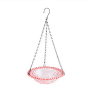 Balcony Bird Feeder Hanging Rail Mount Outdoor Suspended Feeding Station Garden - Grey V528-BIRDS-1-GREY-412563