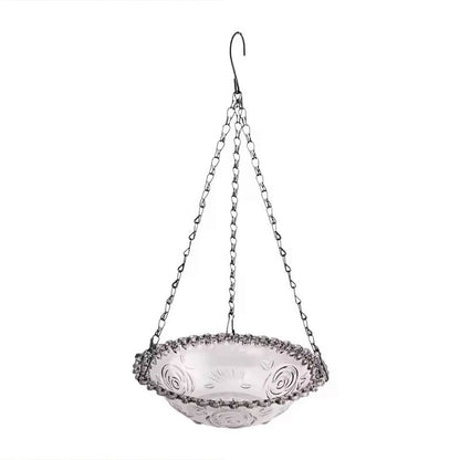 Balcony Bird Feeder Hanging Rail Mount Outdoor Suspended Feeding Station Garden - Pink V528-BIRDS-1-PINK-420566