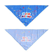 Pet Birthday Cake Hat and Triangle Towel combination Fun Party Dress Up for Pets - Pink V528-BIRTHDAY-SUIT-CD-PINK-202872