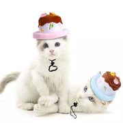 Pet Birthday Cake Hat and Triangle Towel combination Fun Party Dress Up for Pets - Pink V528-BIRTHDAY-SUIT-CD-PINK-202872