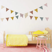 2PCS Triangle Bunting Flag Garland Hanging Flag Banner for Wedding Parties V528-BIRTHDAYBUNTING-MORANDI-2BAG-294428