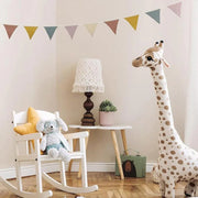 2PCS Triangle Bunting Flag Garland Hanging Flag Banner for Wedding Parties V528-BIRTHDAYBUNTING-MORANDI-2BAG-294428