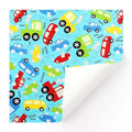 20pcs Cute Animal Cartoon Gift Wrapping Paper for Toys Bookskin and Crafts - Blue Car-20PCS V528-BIRTHDAYS-PAPER-20PCS-LDXJC-335547