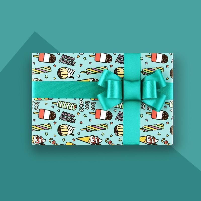20pcs Cute Animal Cartoon Gift Wrapping Paper for Toys Bookskin and Crafts - Blue Dinosaurs-20PCS V528-BIRTHDAYS-PAPER-20PCS-LSKL-353167