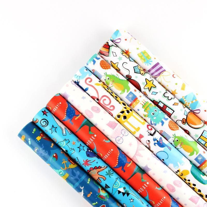 20pcs Cute Animal Cartoon Gift Wrapping Paper for Toys Bookskin and Crafts - Birthday Gift-20PCS V528-BIRTHDAYS-PAPER-20PCS-SRLW-170103