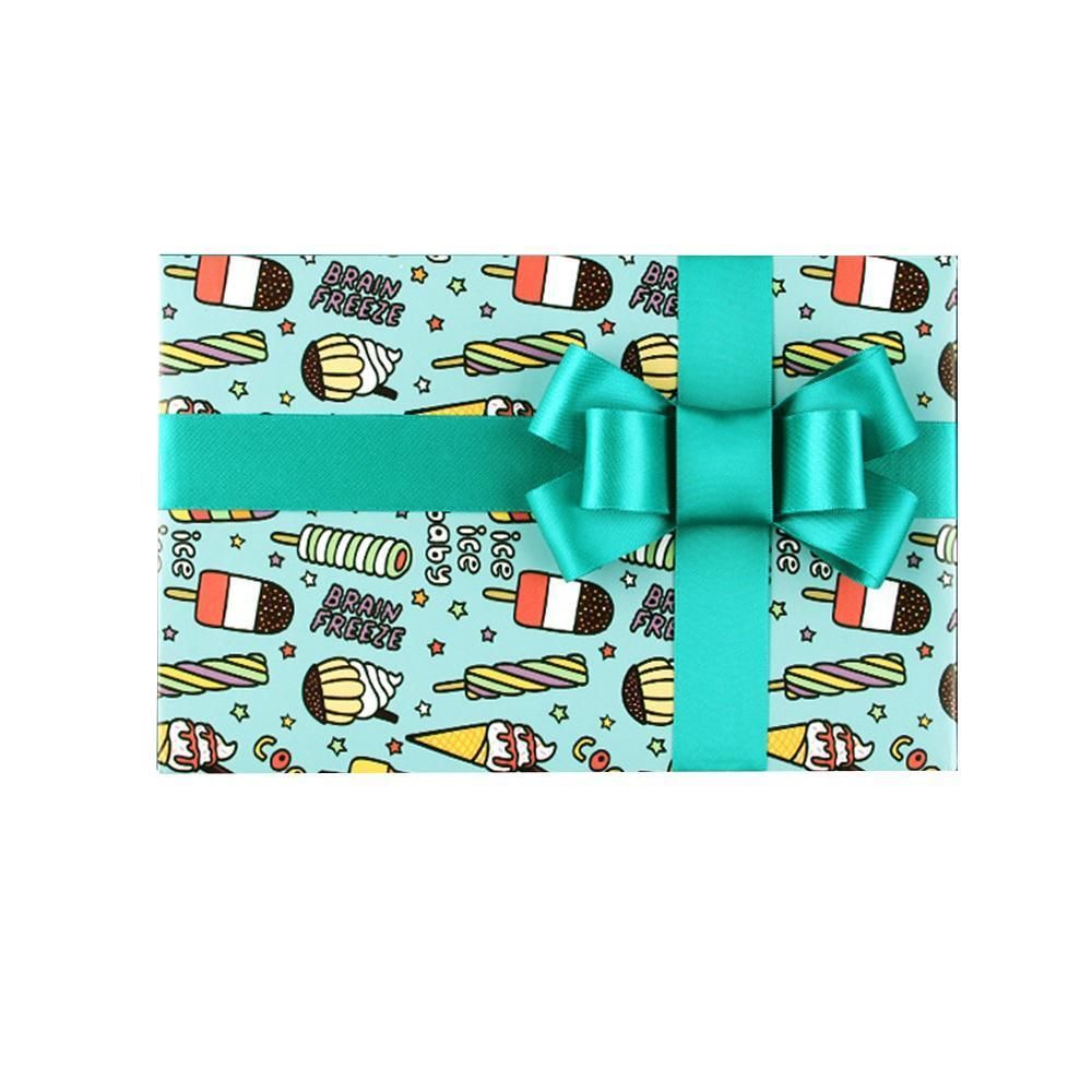 20pcs Cute Animal Cartoon Gift Wrapping Paper for Toys Bookskin and Crafts - Ice cream-20PCS V528-BIRTHDAYS-PAPER-20PCS-TTBQL-170692