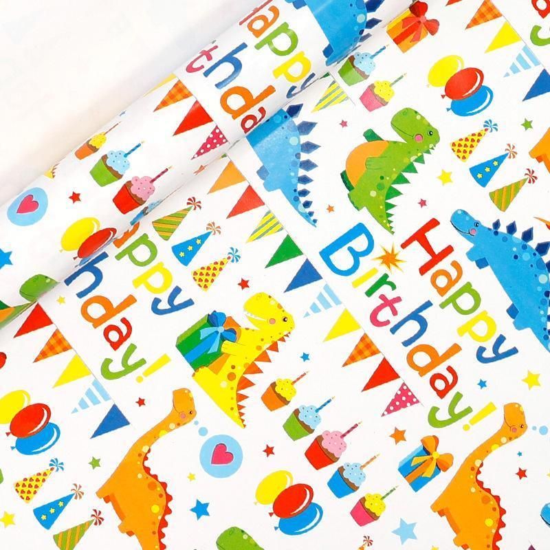 3 Pack Colorful Celebration with Premium Present Wrapping Paper - CSQQ V528-BIRTHDAYS-PAPER-3PCS-CSQQ-958174