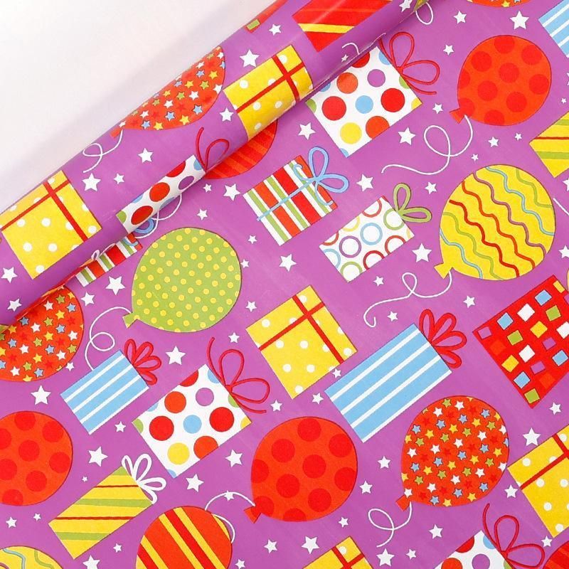 3 Pack Colorful Celebration with Premium Present Wrapping Paper - QQLW V528-BIRTHDAYS-PAPER-3PCS-QQLW-442732