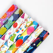 3 Pack Colorful Celebration with Premium Present Wrapping Paper - QQLW V528-BIRTHDAYS-PAPER-3PCS-QQLW-442732
