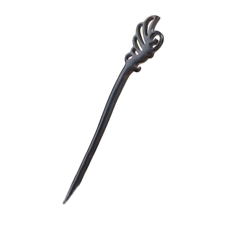 Retro Wooden Carved Hair Sticks Women Hairpin Barrette Chopsticks Accessories - A V528-BL-A20019