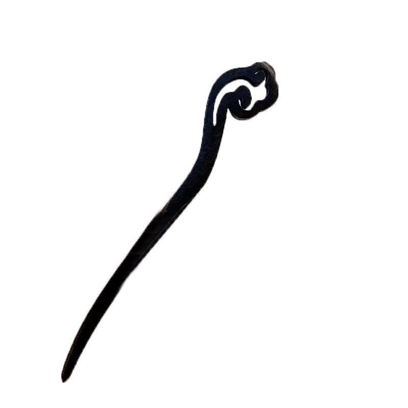 Retro Wooden Carved Hair Sticks Women Hairpin Barrette Chopsticks Accessories - B V528-BL-B47736
