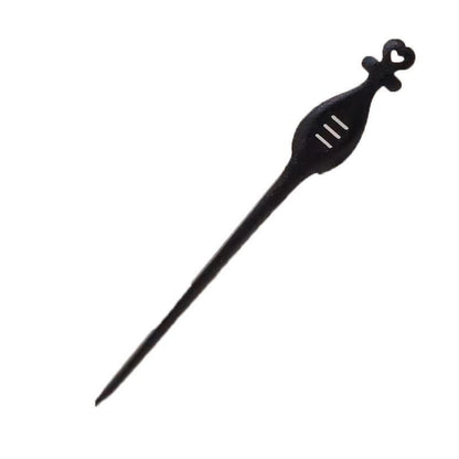 Retro Wooden Carved Hair Sticks Women Hairpin Barrette Chopsticks Accessories - H V528-BL-H37470