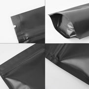 100PCS Black Aluminum Bag Mylar Foil Pouch Heat Sealer Food Storage Package Bags - 10x15cm V528-BLACKBAG-100PCS-10X15-958960