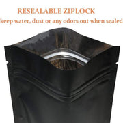 100PCS Black Aluminum Bag Mylar Foil Pouch Heat Sealer Food Storage Package Bags - 10x15cm V528-BLACKBAG-100PCS-10X15-958960