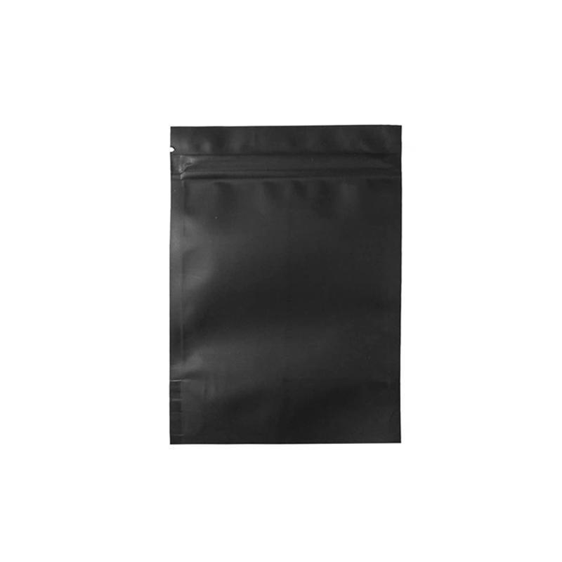 100PCS Black Aluminum Bag Mylar Foil Pouch Heat Sealer Food Storage Package Bags - 10x15cm V528-BLACKBAG-100PCS-10X15-958960