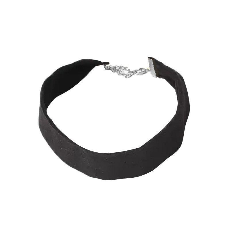 Black Velvet Choker Necklace - Perfect For The 90S Grunge Look V528-BLACKVELVETNECKLACE-30MM802135