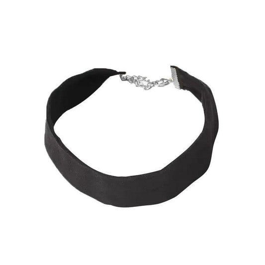 Black Velvet Choker Necklace - Perfect For The 90S Grunge Look V528-BLACKVELVETNECKLACE-30MM802135