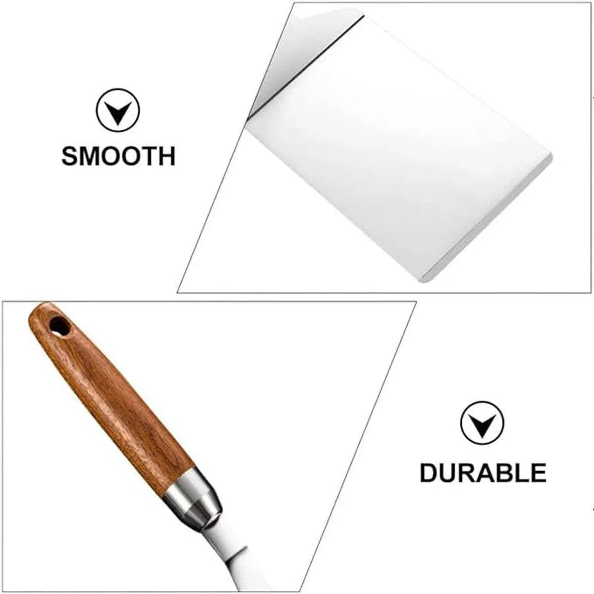 Stainless Steel Cooking Shovel Teppanyaki Spatula Pancake Steak Flipper Tool V528-BLADE-285MM-197654