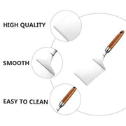 Stainless Steel Cooking Shovel Teppanyaki Spatula Pancake Steak Flipper Tool V528-BLADE-285MM-197654