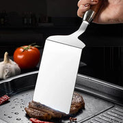 Stainless Steel Cooking Shovel Teppanyaki Spatula Pancake Steak Flipper Tool V528-BLADE-285MM-197654