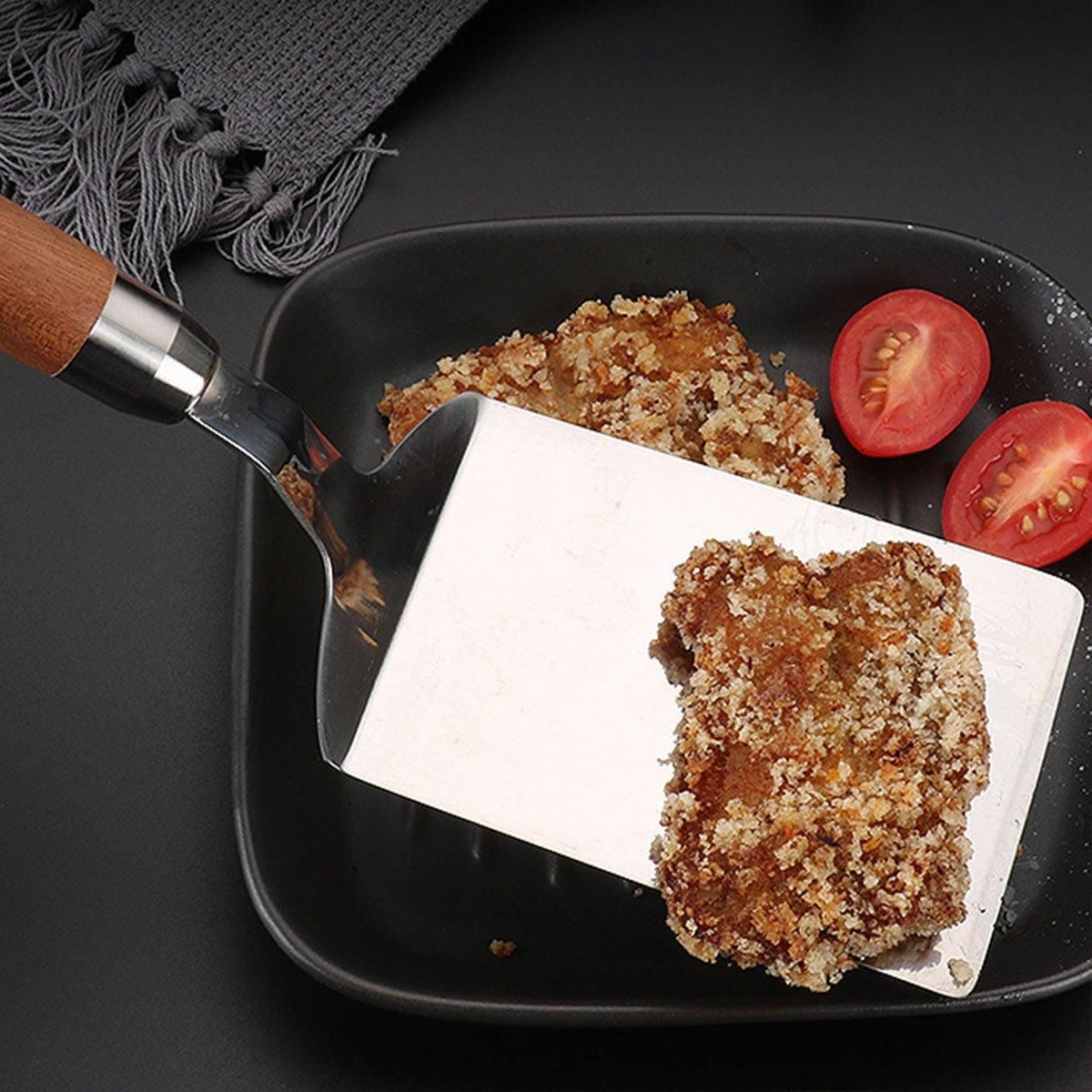 Stainless Steel Cooking Shovel Teppanyaki Spatula Pancake Steak Flipper Tool V528-BLADE-285MM-197654