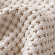 Waffle Sofa Blanket Thin Lightweight Throw Soft Cover Couch Bed Living Room Use - Beige V528-BLANKET-BEIGE-150-200-674026