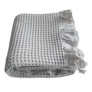 Waffle Sofa Blanket Thin Lightweight Throw Soft Cover Couch Bed Living Room Use - Beige V528-BLANKET-BEIGE-150-200-674026